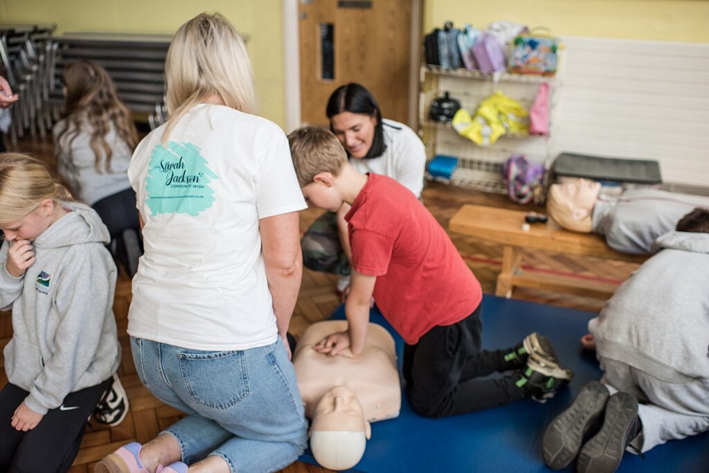 Sarah Jackson Community Wish First Aid course for all Junior Schools in Otley